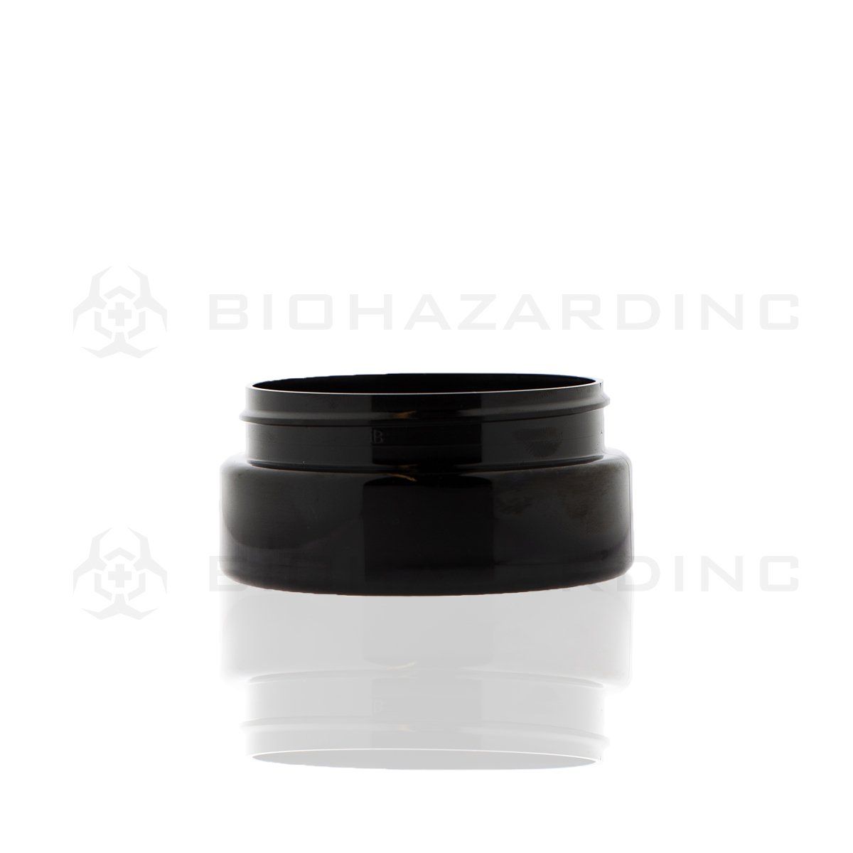 4 oz Wide Mouth Black Plastic Jar | 70mm | 280 Count
