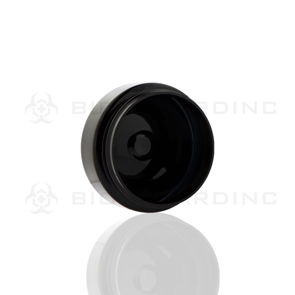 4 oz Wide Mouth Black Plastic Jar | 70mm | 280 Count