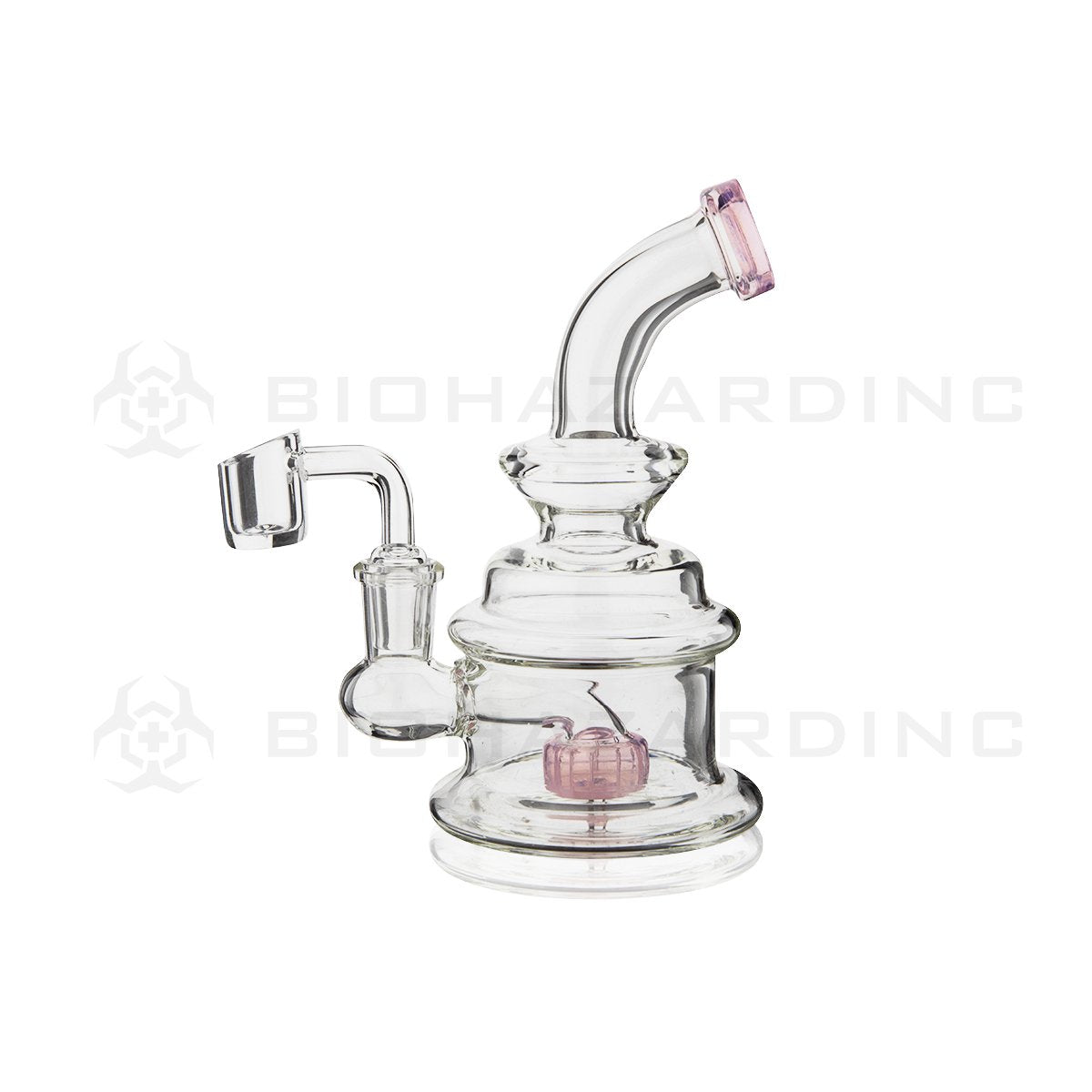 6" Clear Rig | Pink Slyme