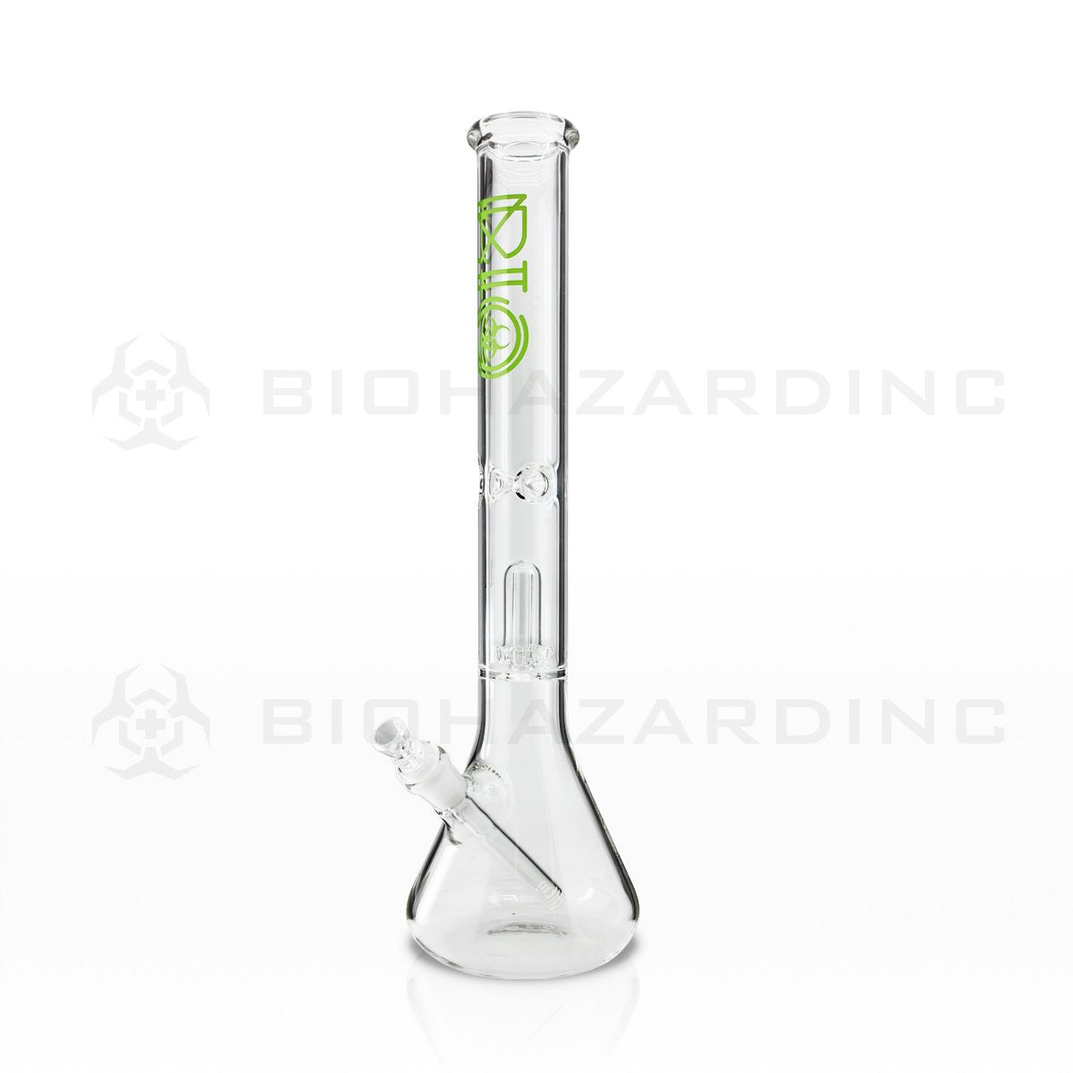 BIO Glass | 18" Showerhead Perc Beaker Water Pipe | Green