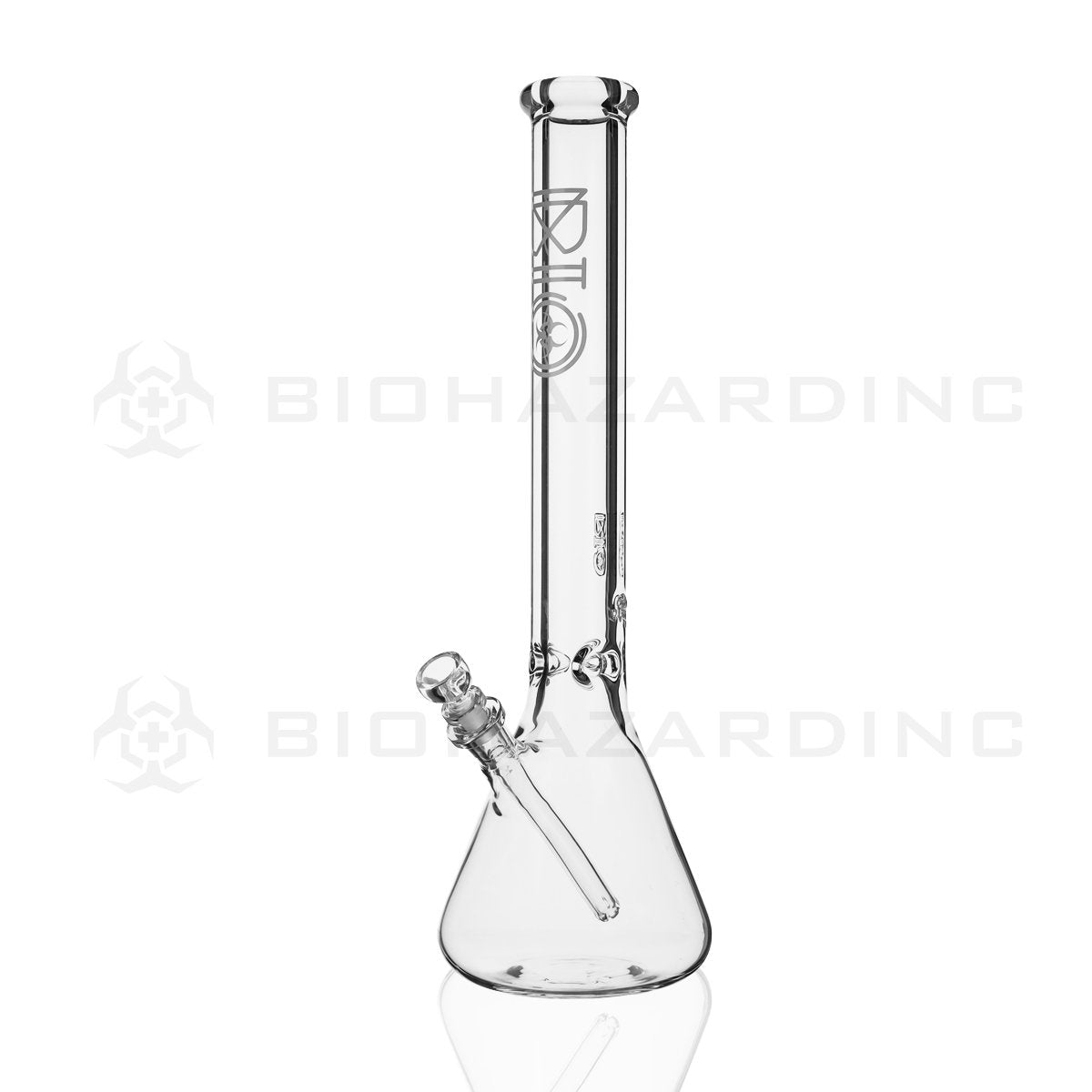 Bio Glass | 18" 50 x 9mm Bio Beaker | White