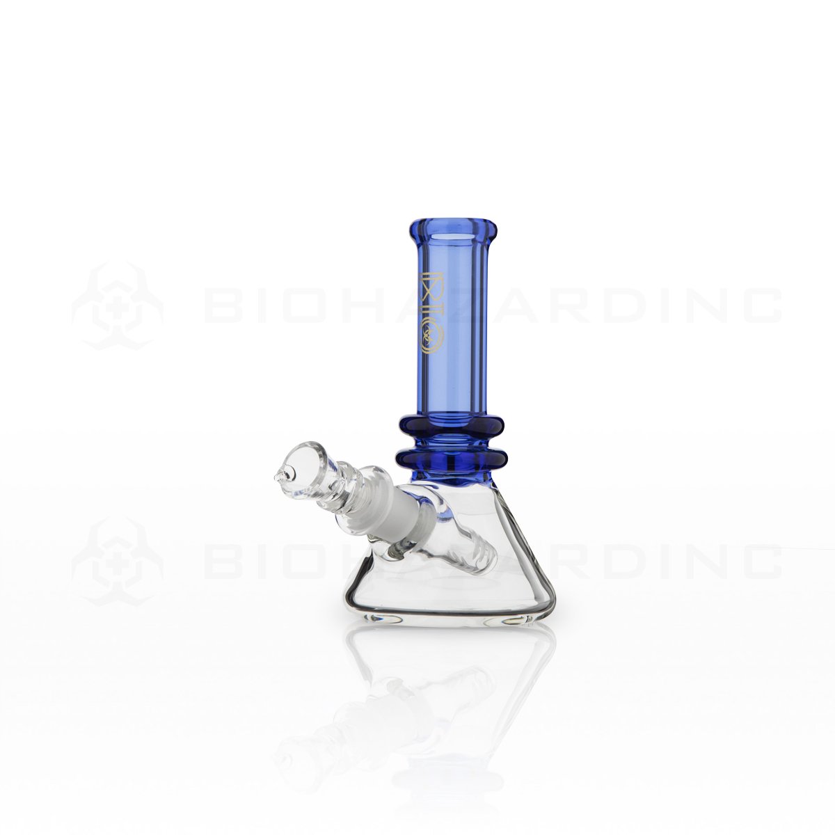 BIO Glass | 5" 25mm x 4mm Classic Mini Beaker Water Pipe | Light Blue