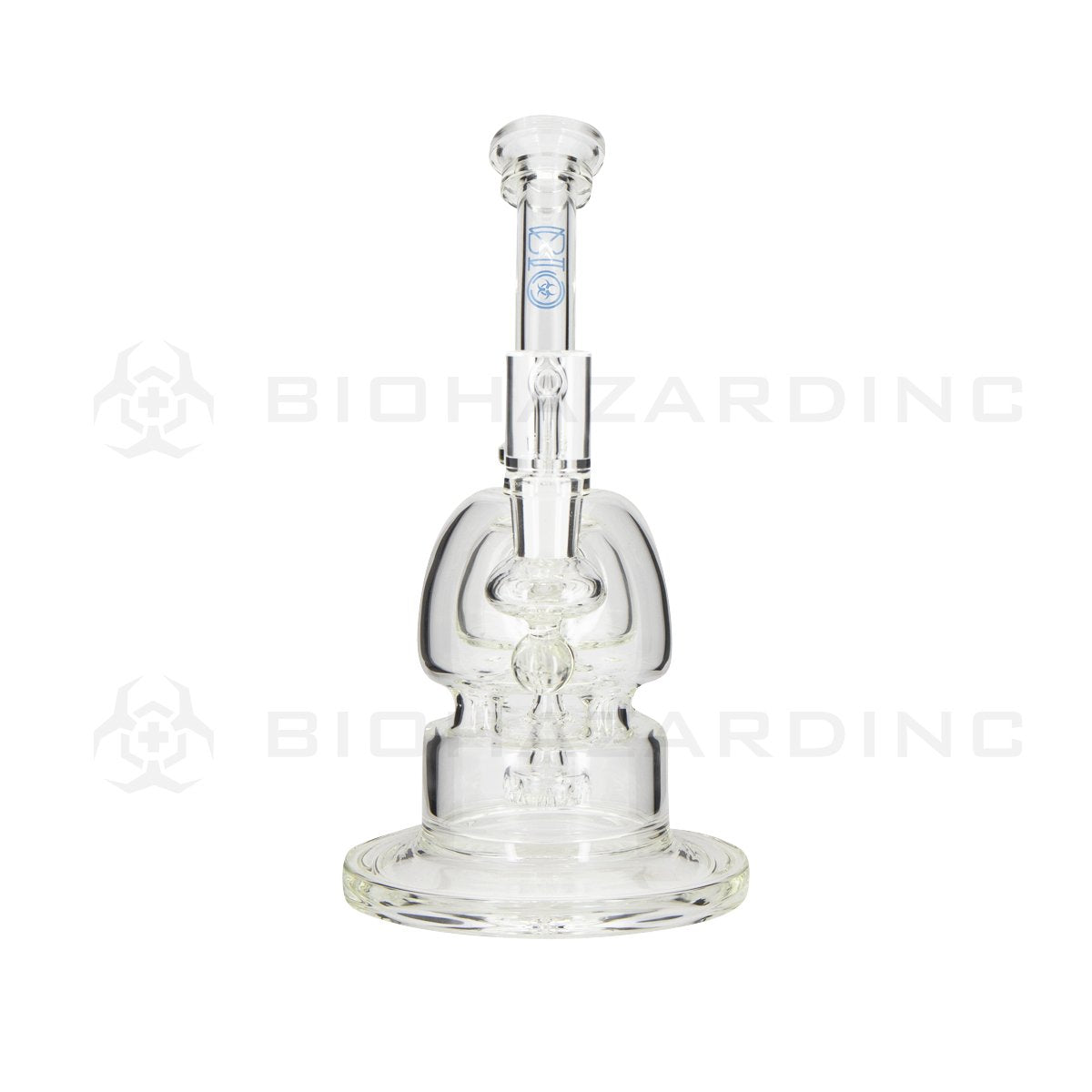 BIO METRIX v2 | 10" 38mm x 5mm Capsule Dome Dab Rig | Blue