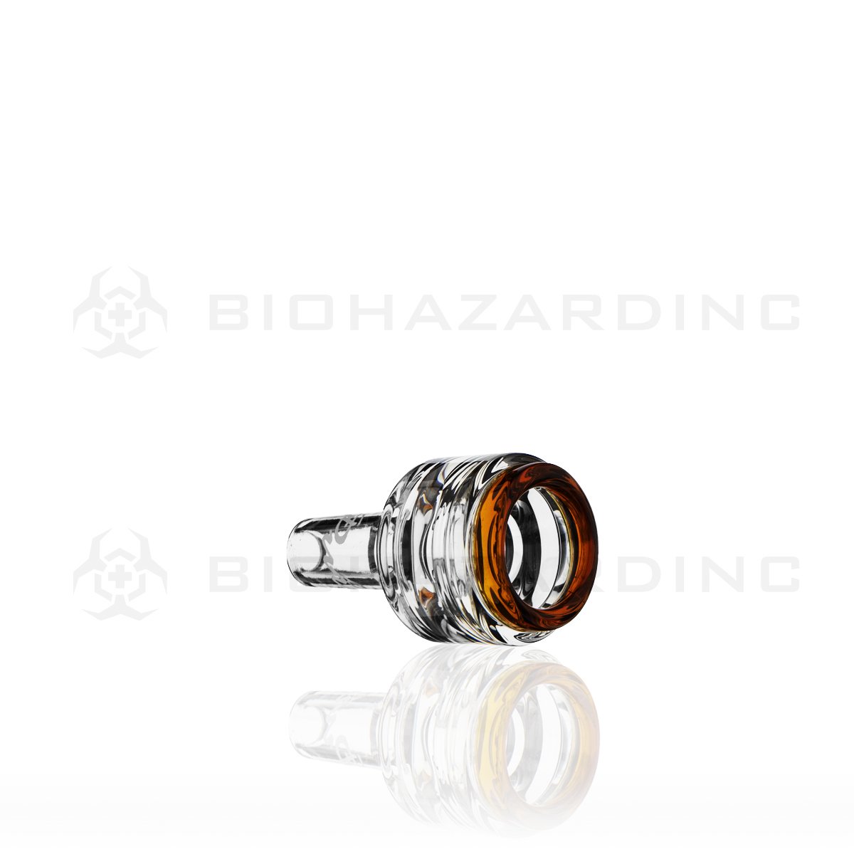 PURE Glass | Signature 14mm Male Bowl | Amber Trim