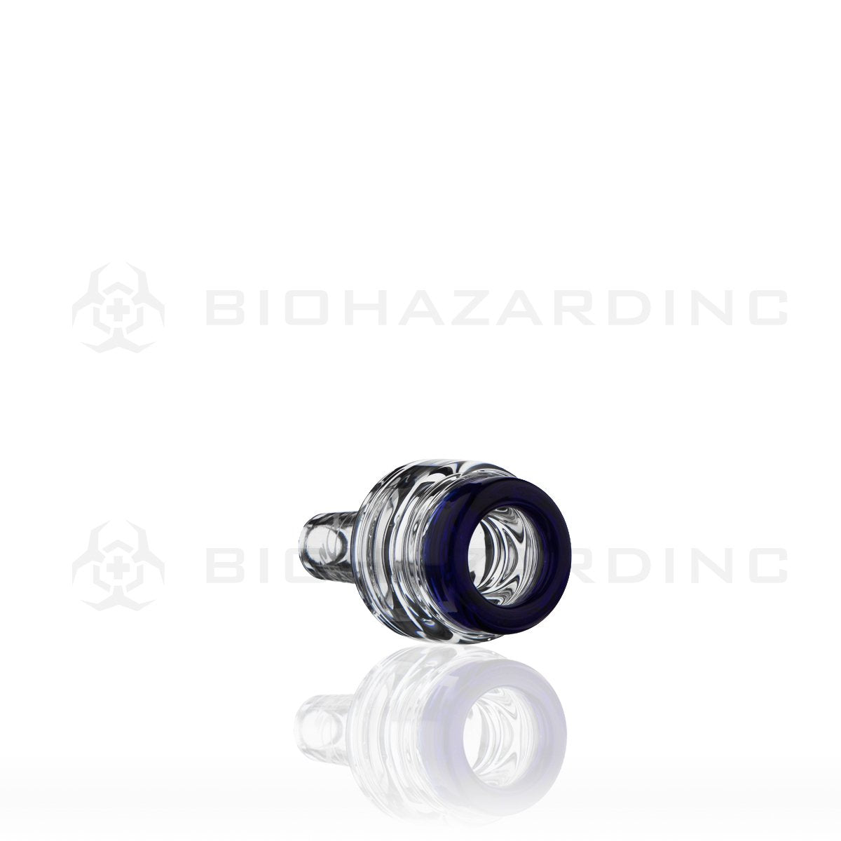 PURE Glass | Signature 14mm Male Bowl | Blue Trim