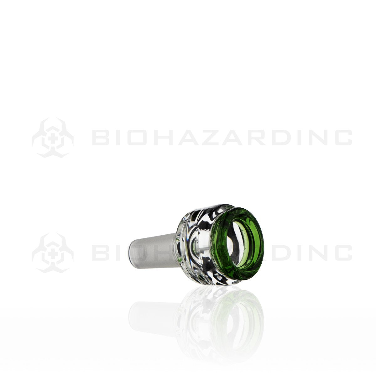 PURE Glass | Signature 14mm Male Bowl | Green Trim