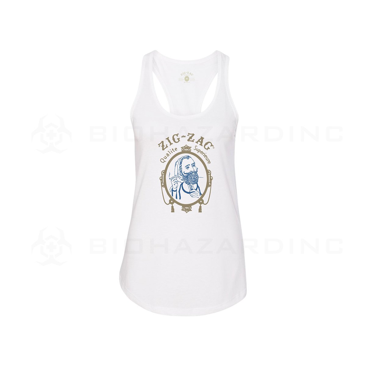 Zig-Zag® | Classic Emblem Women's White Tank Top