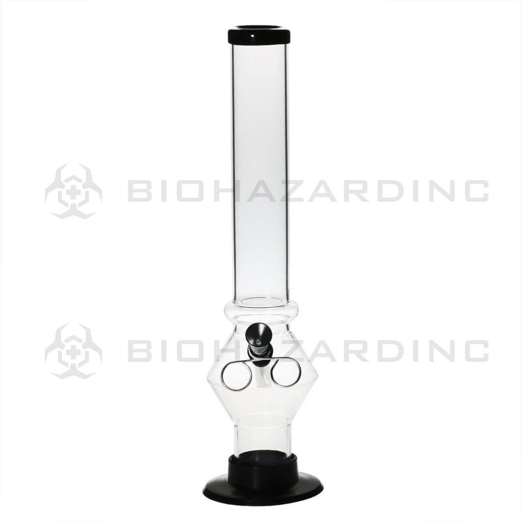 Biohazard Inc Acrylic Bong Acrylic Water Pipe 1.5"x12" Pull Out Bowl