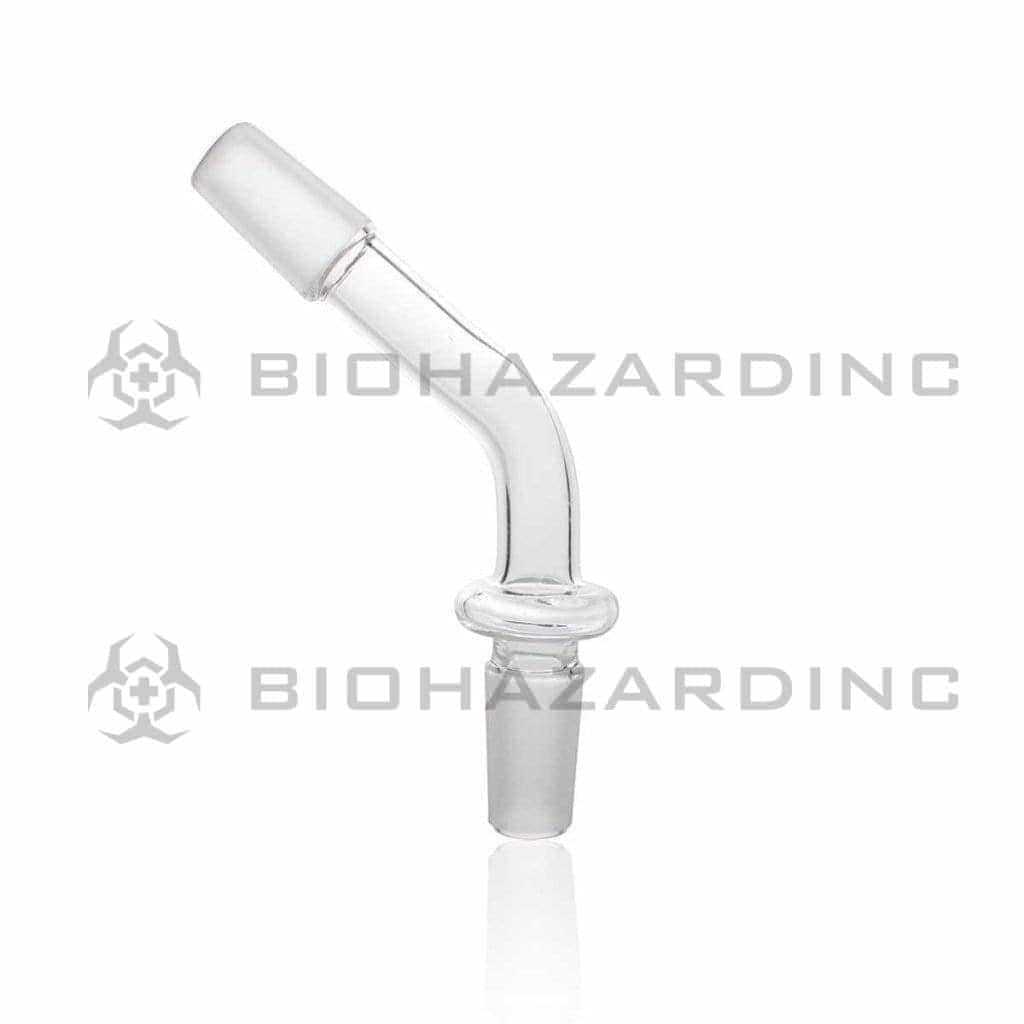 Biohazard Inc Glass Bong Adapter Adapter - Curved 19mm/14mm Male - 20 Count