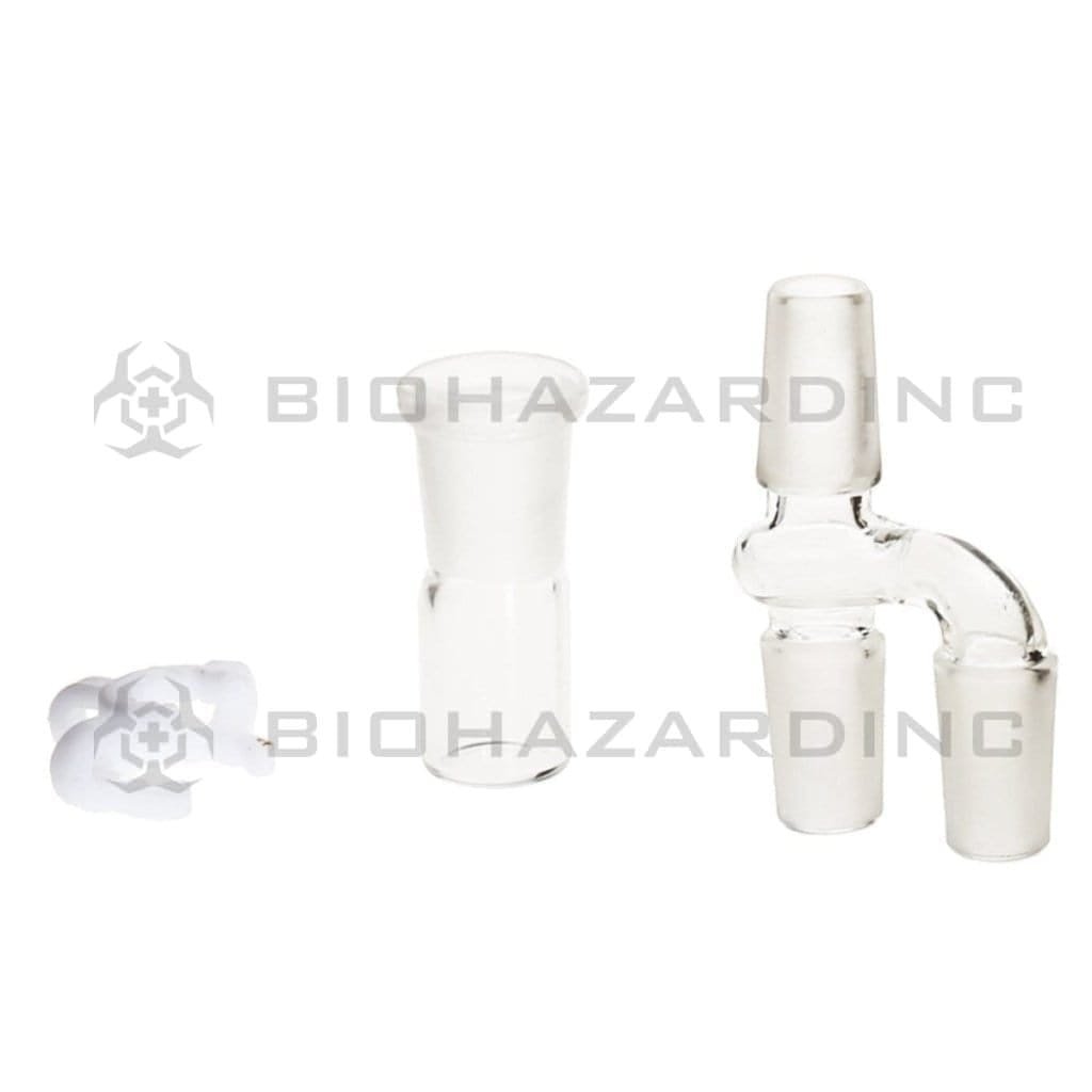 Biohazard Inc Glass Bong Adapter Adapter-Reclaim 14mm/14mm Male - 10PK