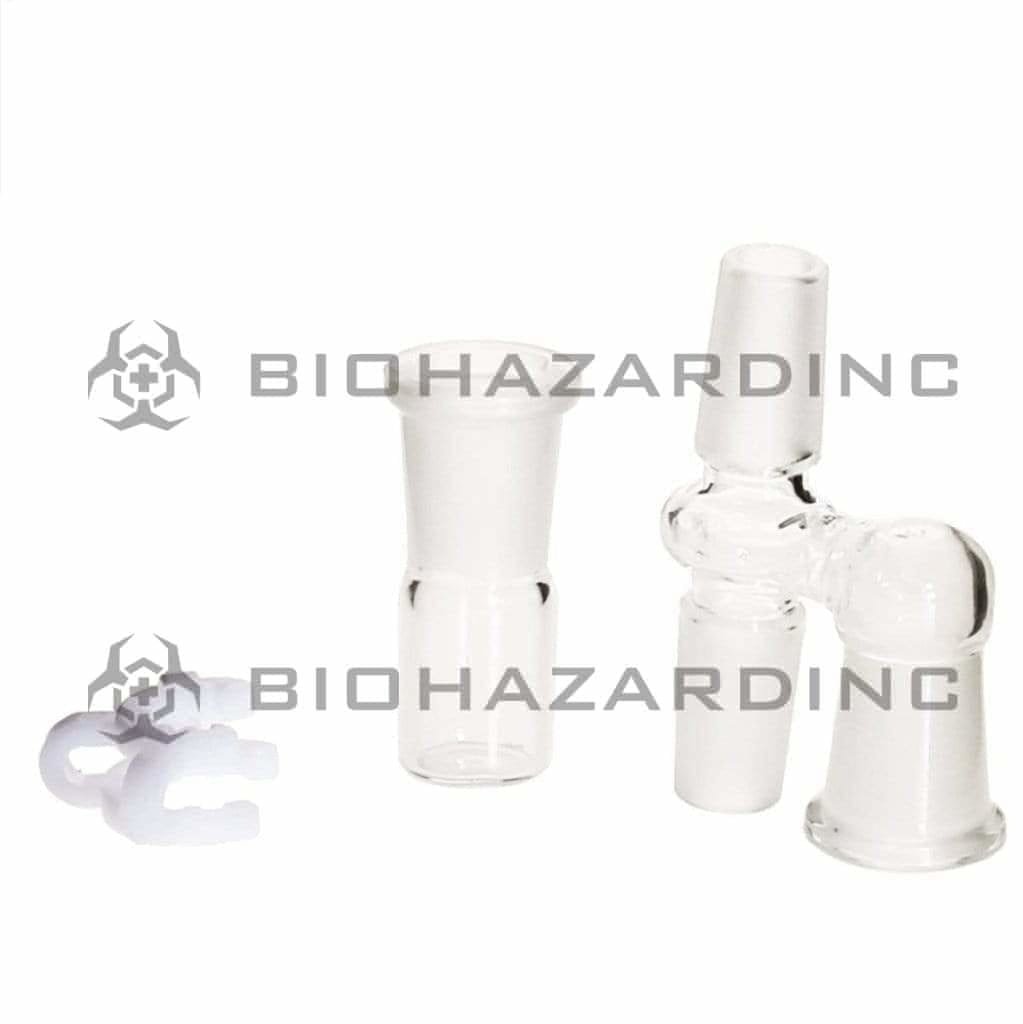 Biohazard Inc Glass Bong Adapter Adapter- Reclaim 14mmFemale/ 14mm Male - 10 Count