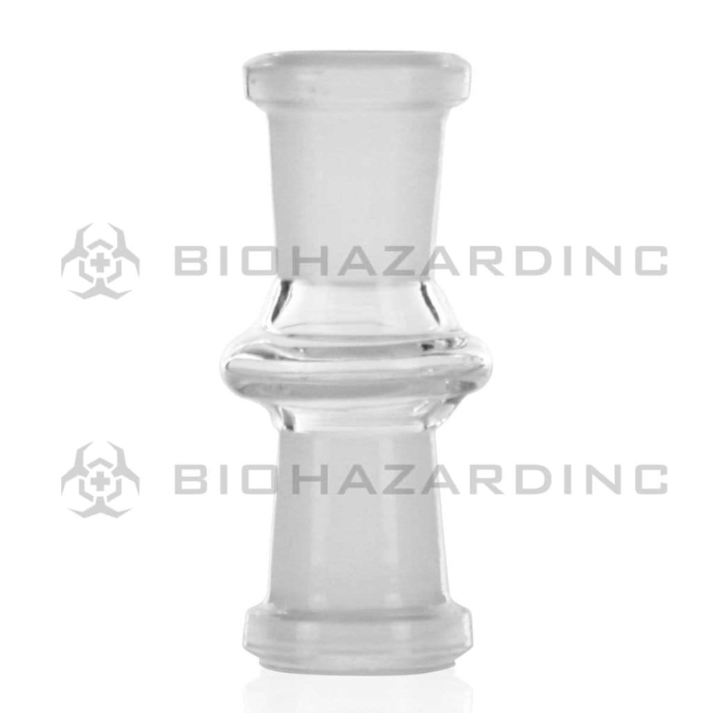 Biohazard Inc Glass Bong Adapter Adapter - Straight 14mm/14mm Female - 20 Count