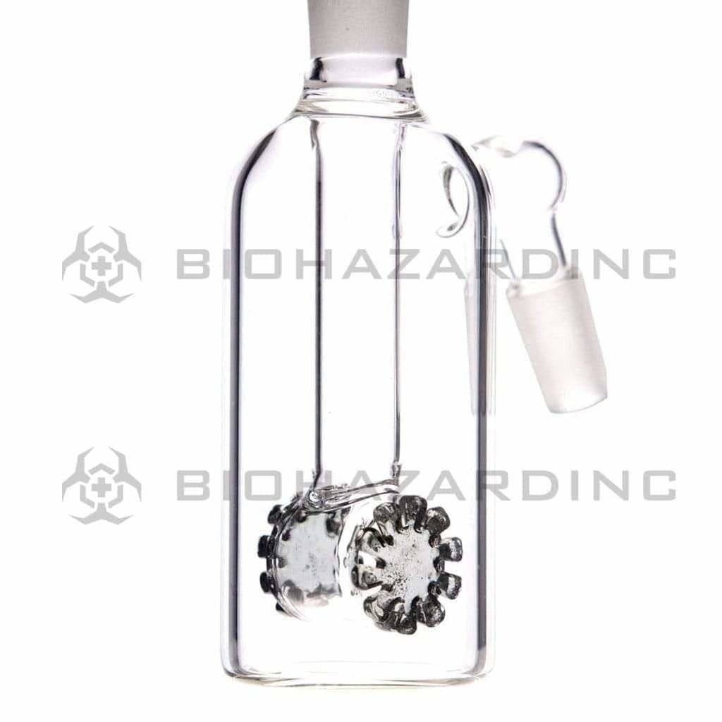 Biohazard Inc Ash Catcher Ash Catcher Barrel Perc Diffused - Smoke Black