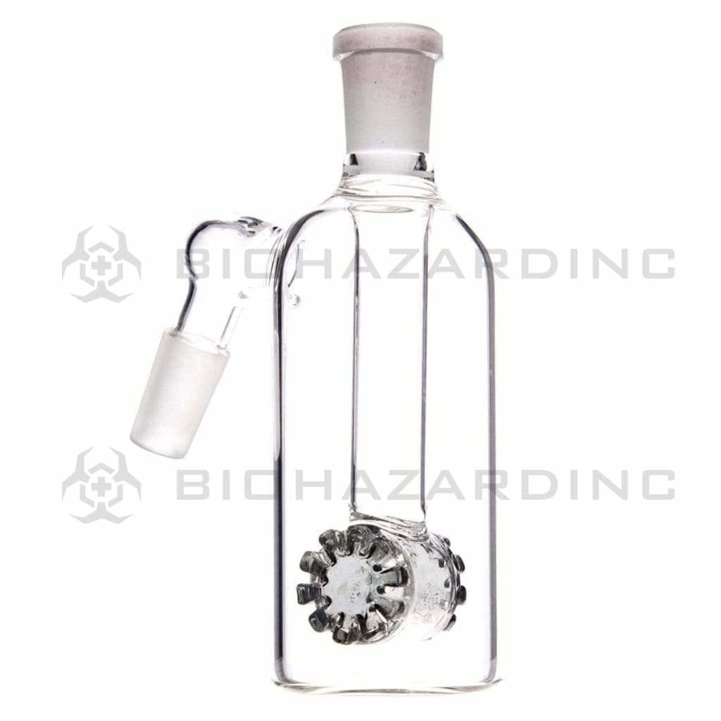 Biohazard Inc Ash Catcher Ash Catcher Barrel Perc Diffused - Smoke Black