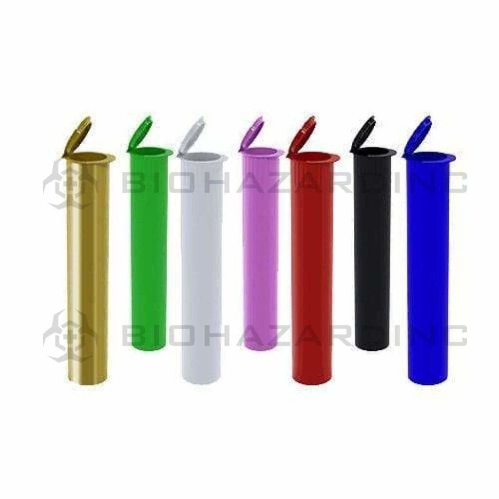 Biohazard Inc Joint Tube Assorted Color USA Plastic Small Pre Roll Tubes - 1000 Count