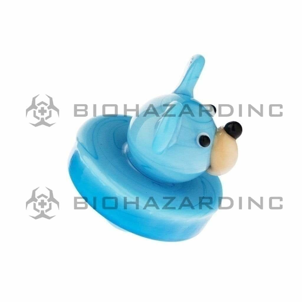 Biohazard Inc Carb Cap Bear Carb Cap - Blue