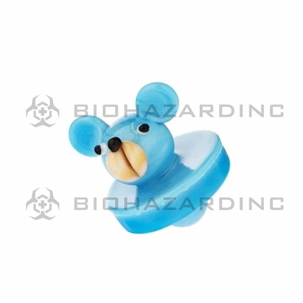 Biohazard Inc Carb Cap Bear Carb Cap - Blue