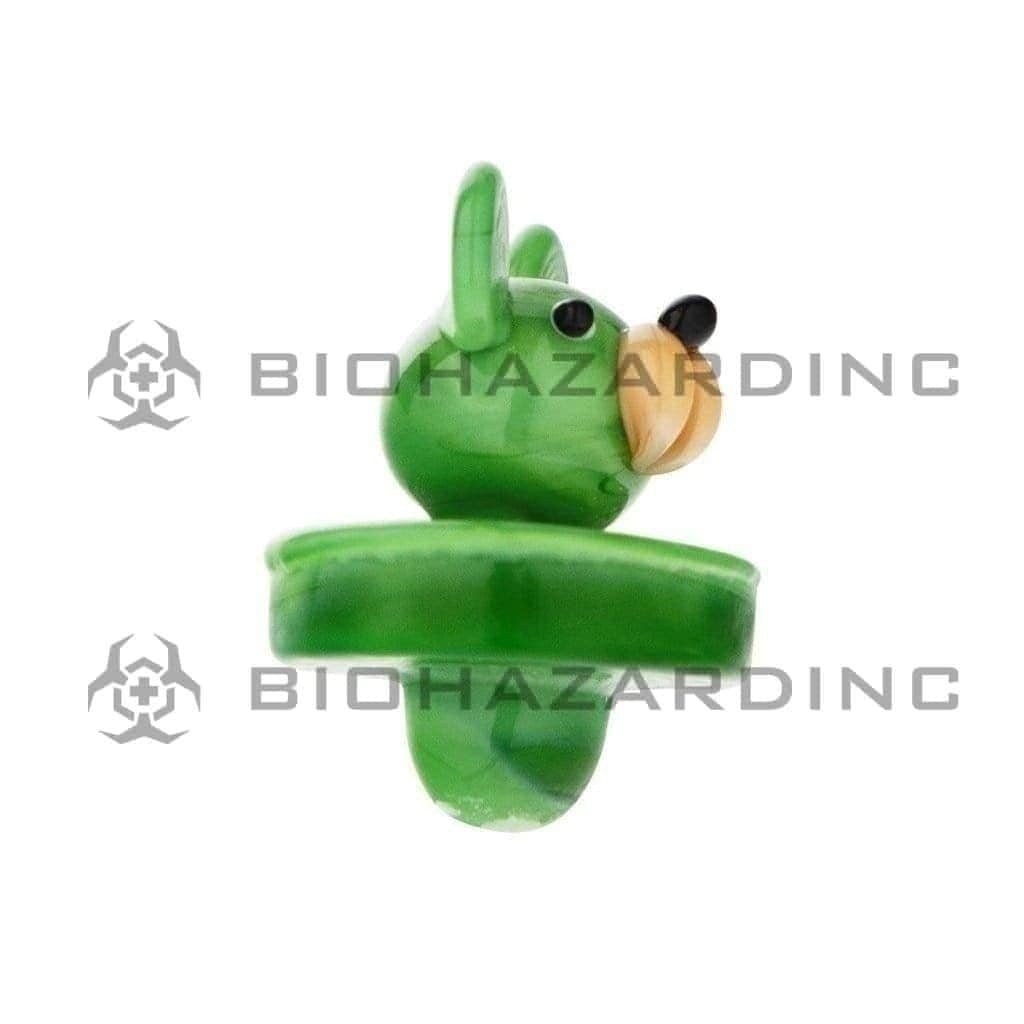 Biohazard Inc Carb Cap Bear Carb Cap - Green