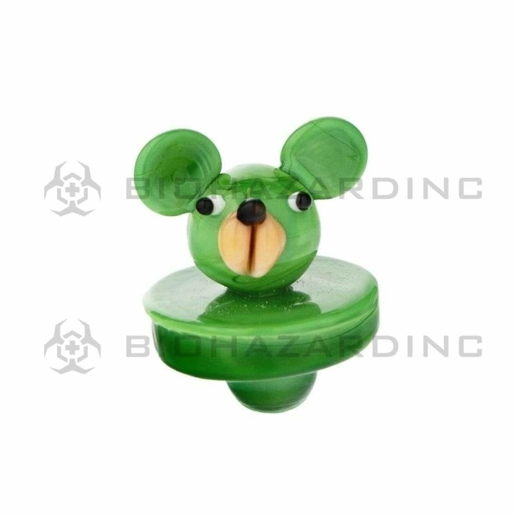 Biohazard Inc Carb Cap Bear Carb Cap - Green