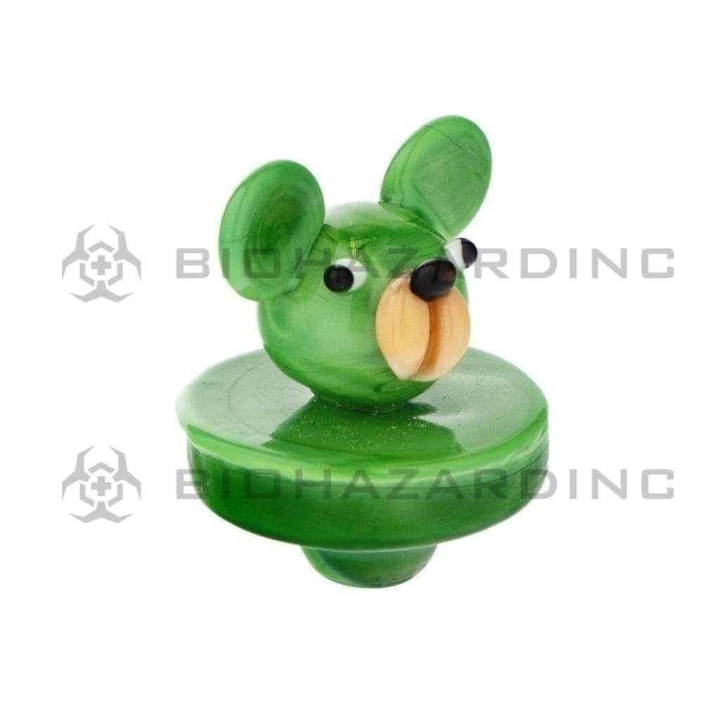 Biohazard Inc Carb Cap Bear Carb Cap - Green