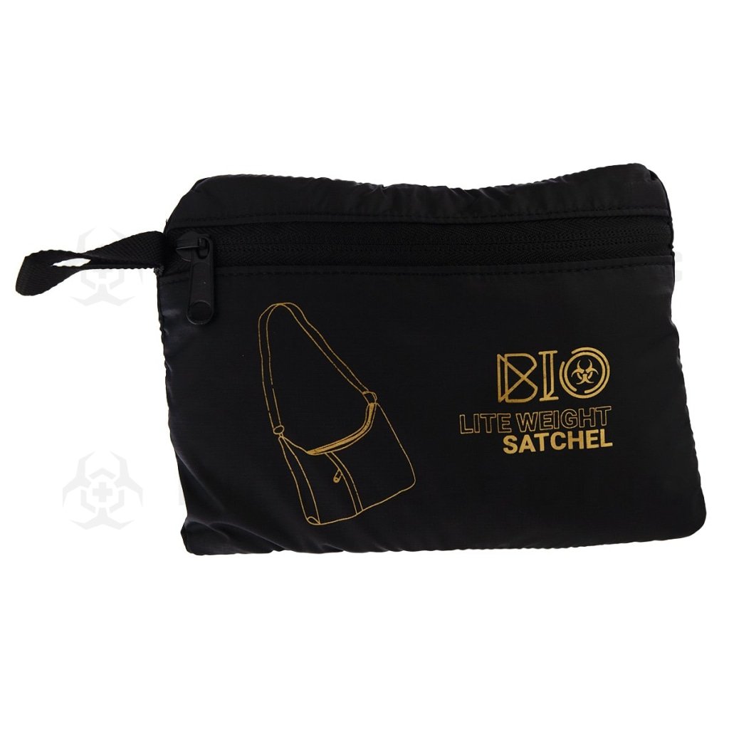 Bio Satchel Bag - Black/matte Gold Access