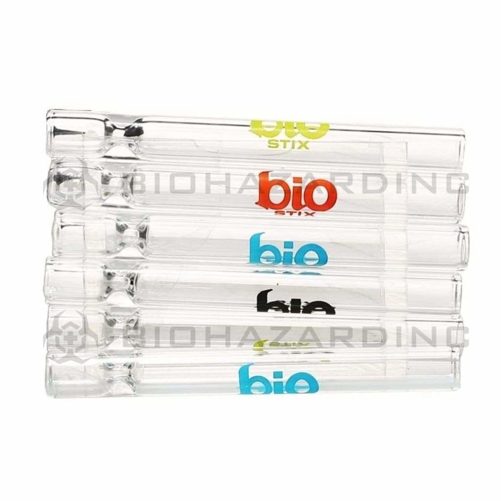 Bio Glass Glass Chillum Hand Pipe BIO STIX Chillum Display Kit - 50 Count