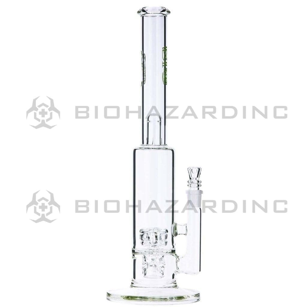 Bio Glass Glass Bong BIO x PURE DynamiX Perc Stemless Straight Bong - Green