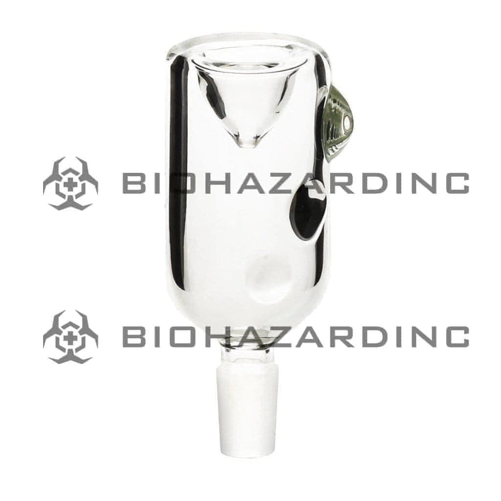 Biohazard Inc 14mm Bowl 14mm Cylinder Bowl 38mm with Marbles - Clear
