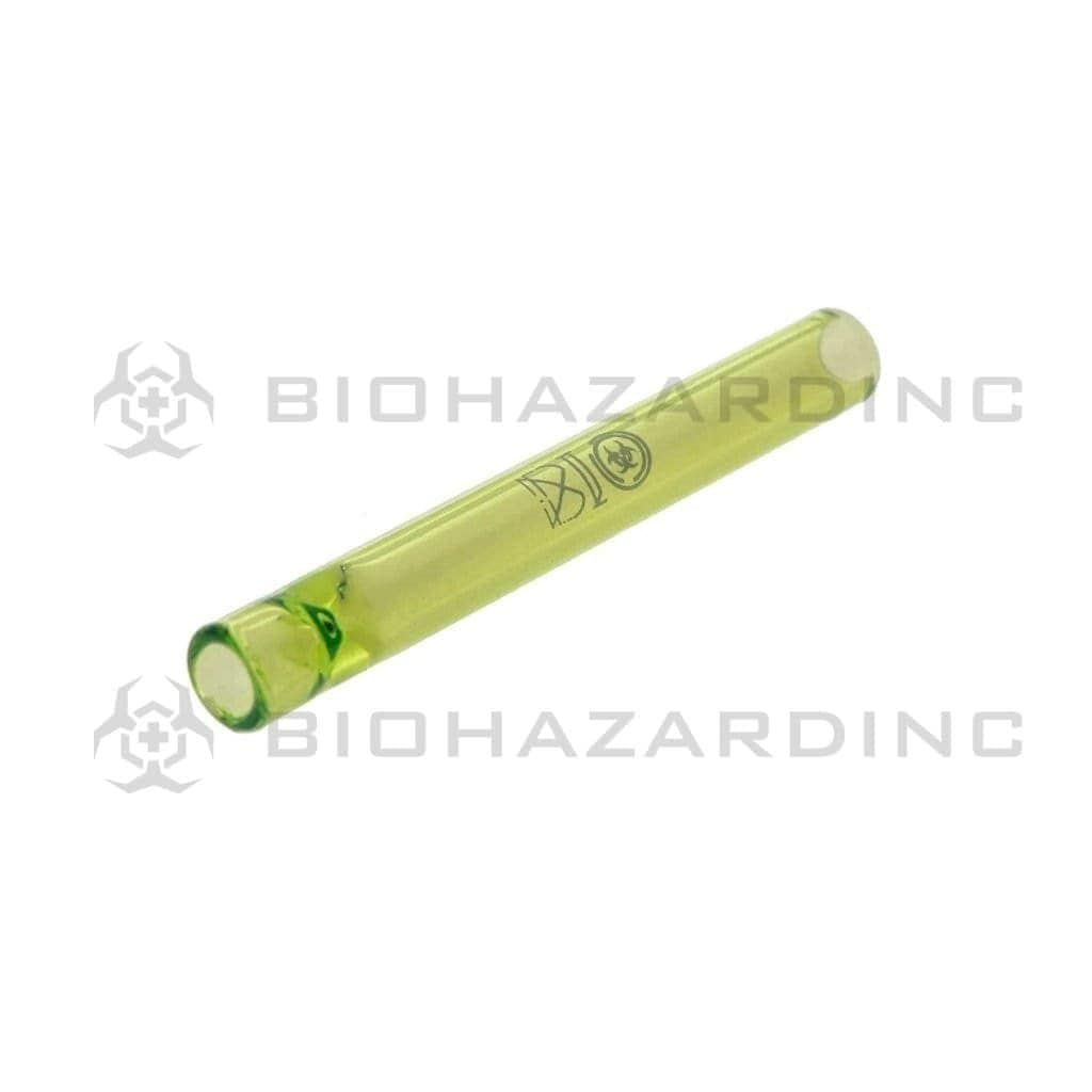 Biohazard Inc Glass Chillum Hand Pipe BIOSTIX Chillum Full Mix Color - 100 Count