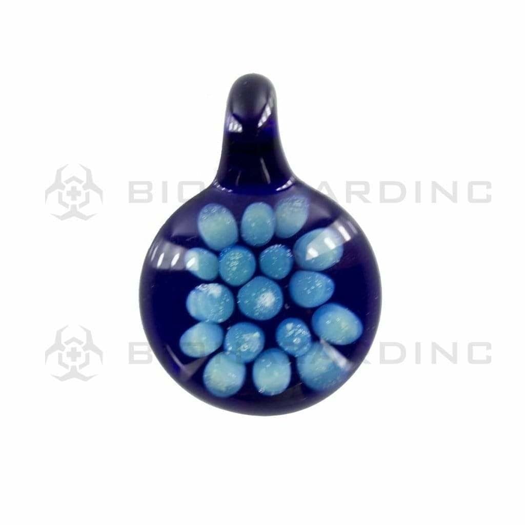 Biohazard Inc Glass Pendant Glass Honeycomb Pendant 1"