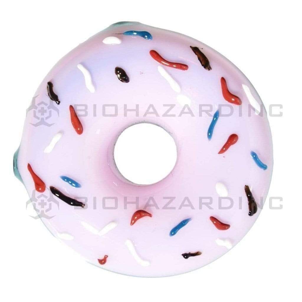 Biohazard Inc Novelty Hand Pipe 3" Donut Hand Pipe w/ Sprinkles -Assorted Colors