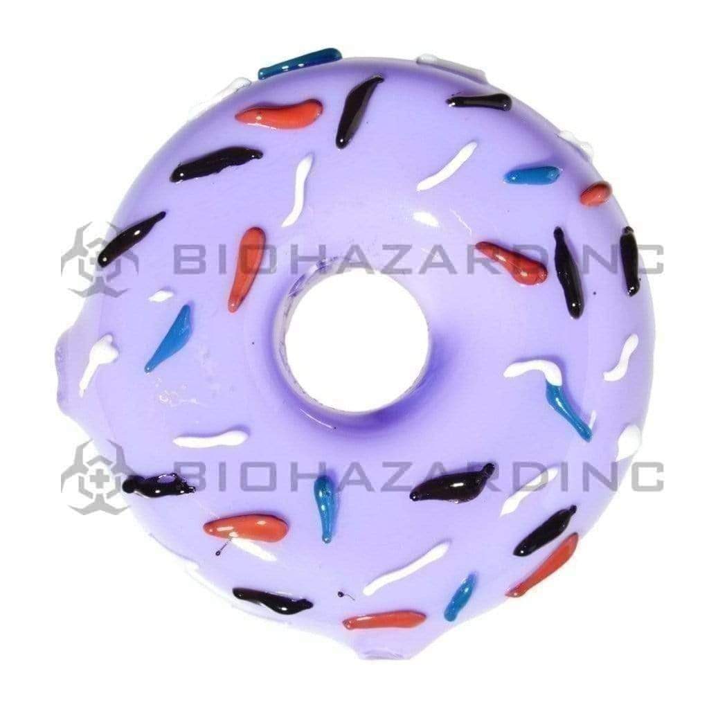 Biohazard Inc Novelty Hand Pipe 3" Donut Hand Pipe w/ Sprinkles -Assorted Colors
