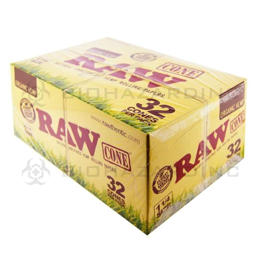 Biohazard Inc Pre-Rolled Cones RAW Cones Organic Hemp Cones 1 1/4