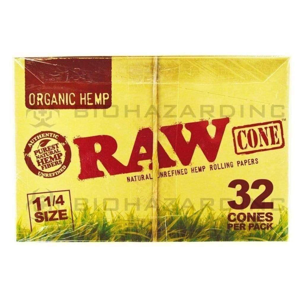 Biohazard Inc Pre-Rolled Cones RAW Cones Organic Hemp Cones 1 1/4
