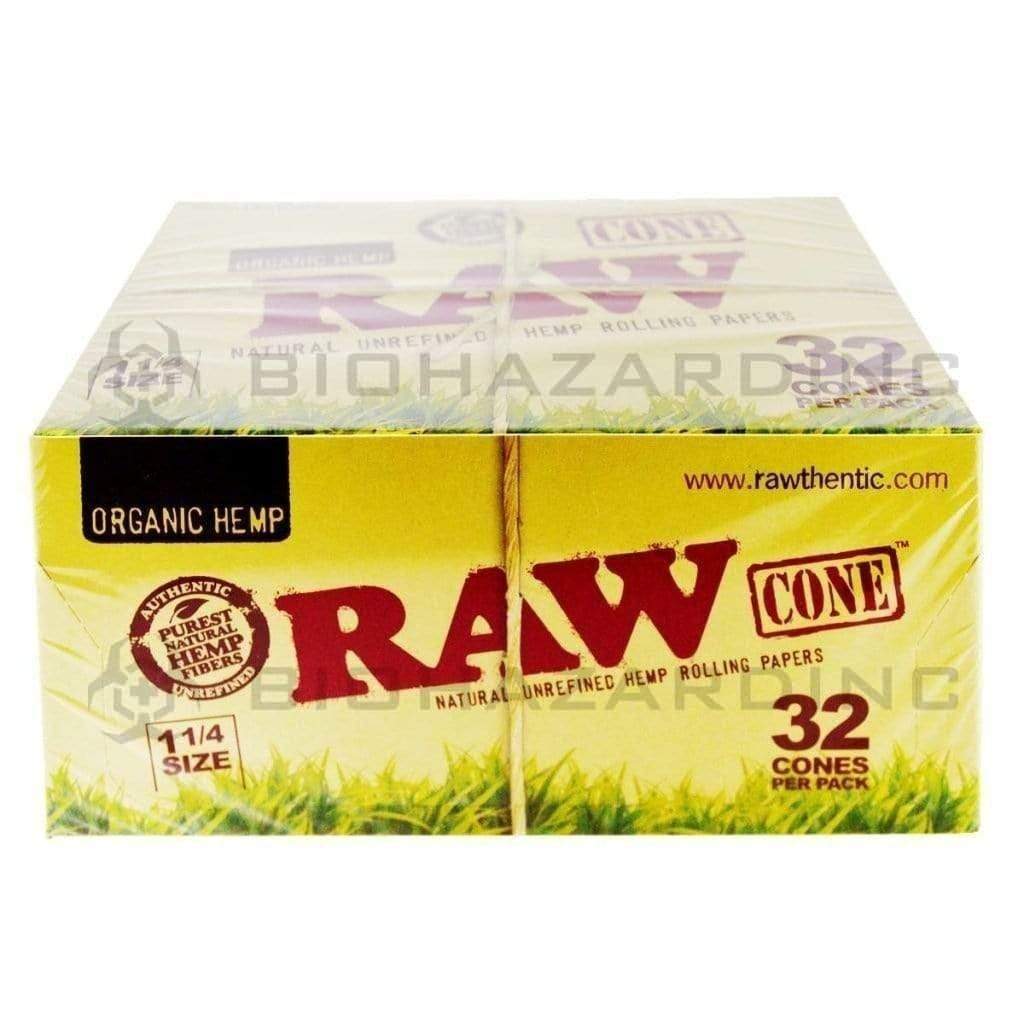 Biohazard Inc Pre-Rolled Cones RAW Cones Organic Hemp Cones 1 1/4