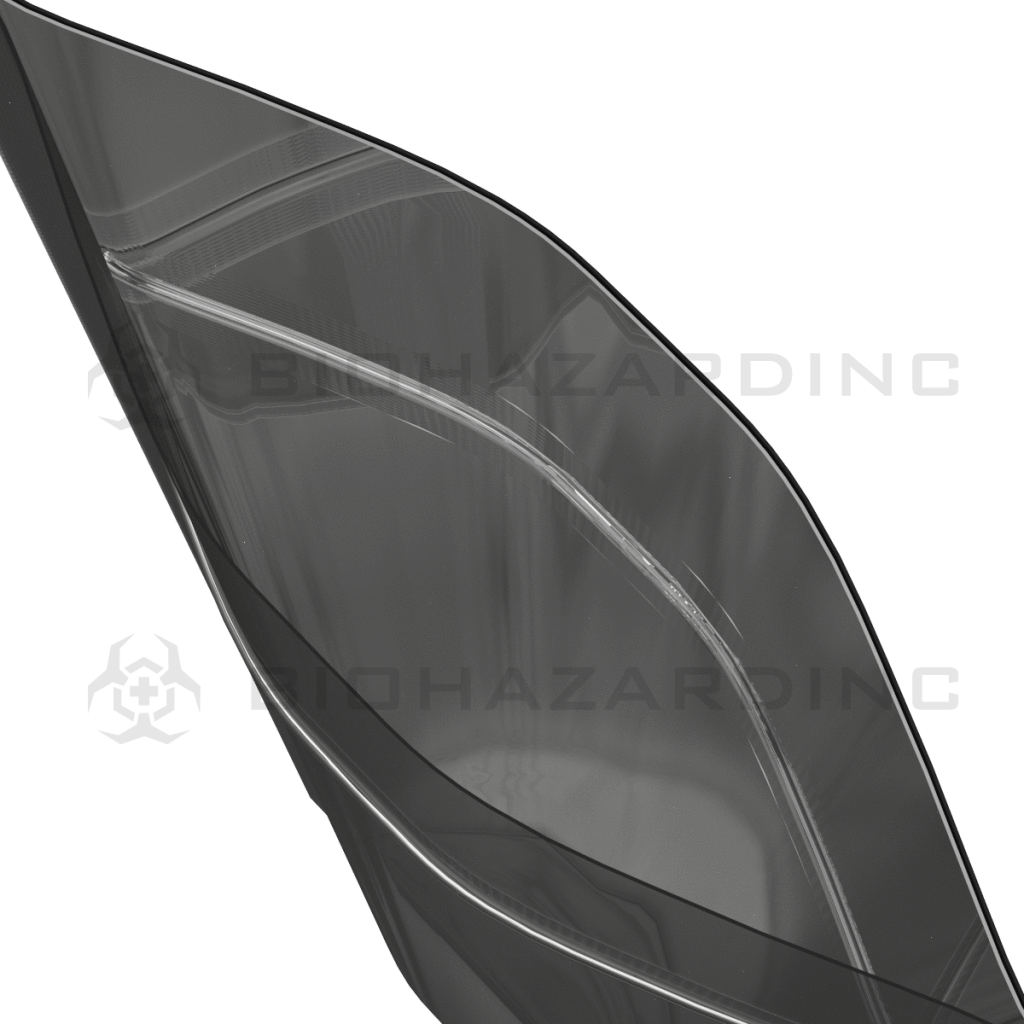 Biohazard Inc Mylar Bag Black Vista Mylar Bags for Pre-Roll/Syringe 2.5in x 9in - 3.5g - 100 Count (Tamper Evident)