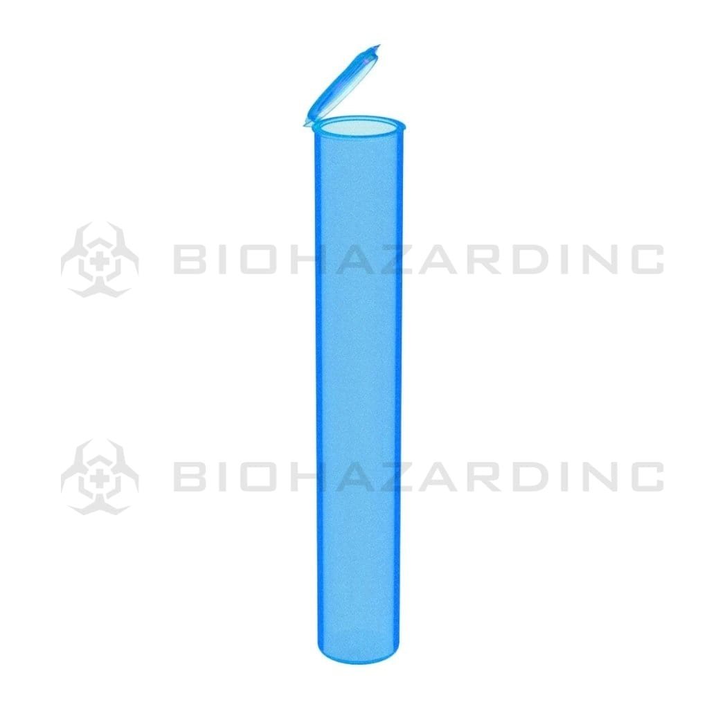 Biohazard Inc Joint Tube Blue Plastic Large Pre Roll Tubes - 500 Count/box