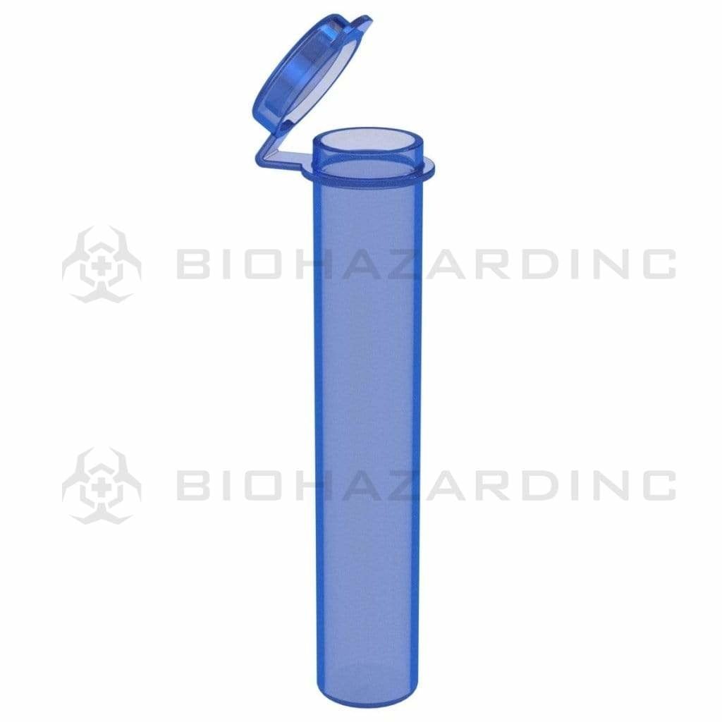 Biohazard Inc Joint Tube Blue Plastic Small Pre Roll Tubes 98mm - 600 Count