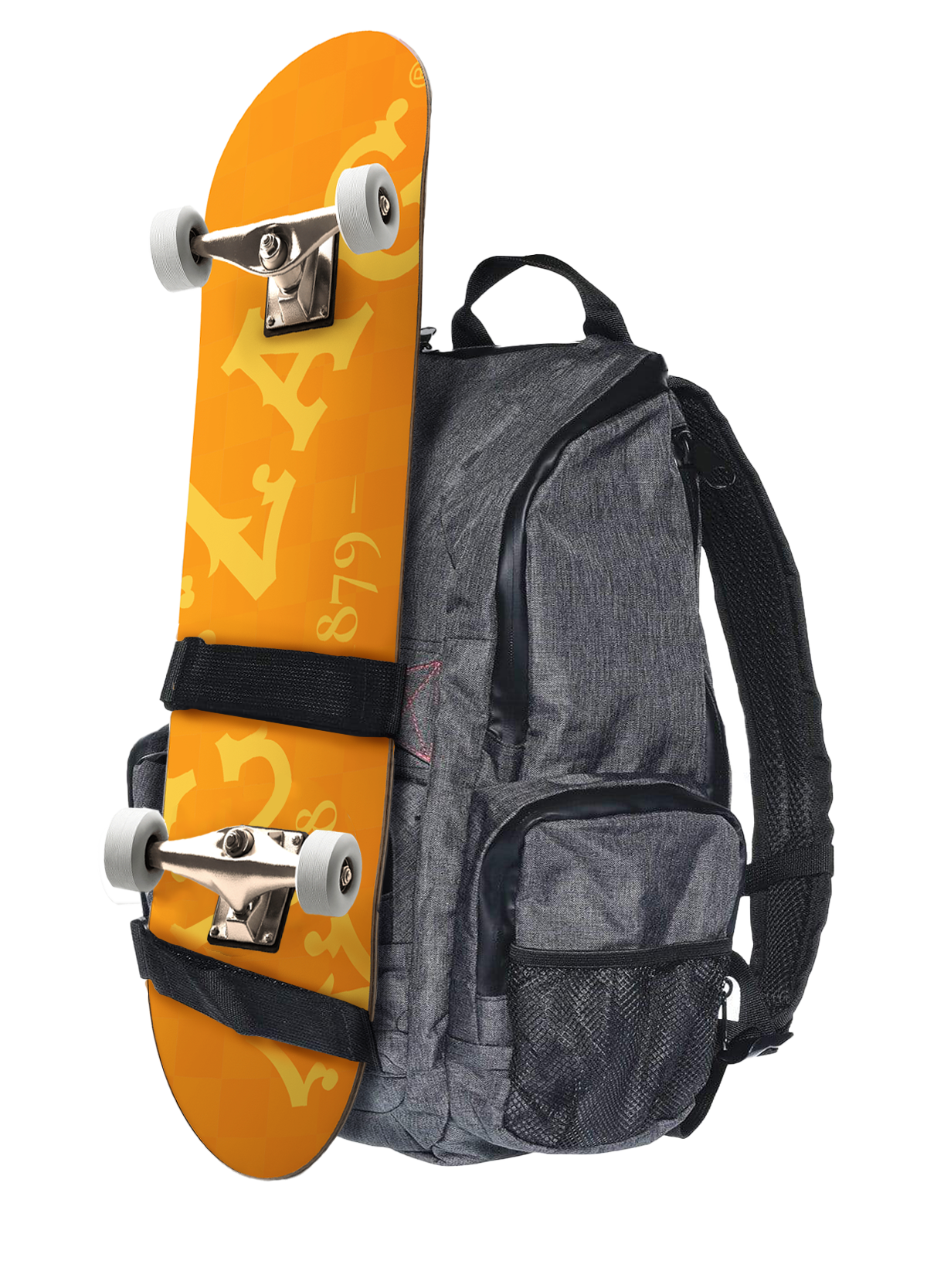 Smell Proof Carbon Backpack "DL Skater" - Dark Charcoal