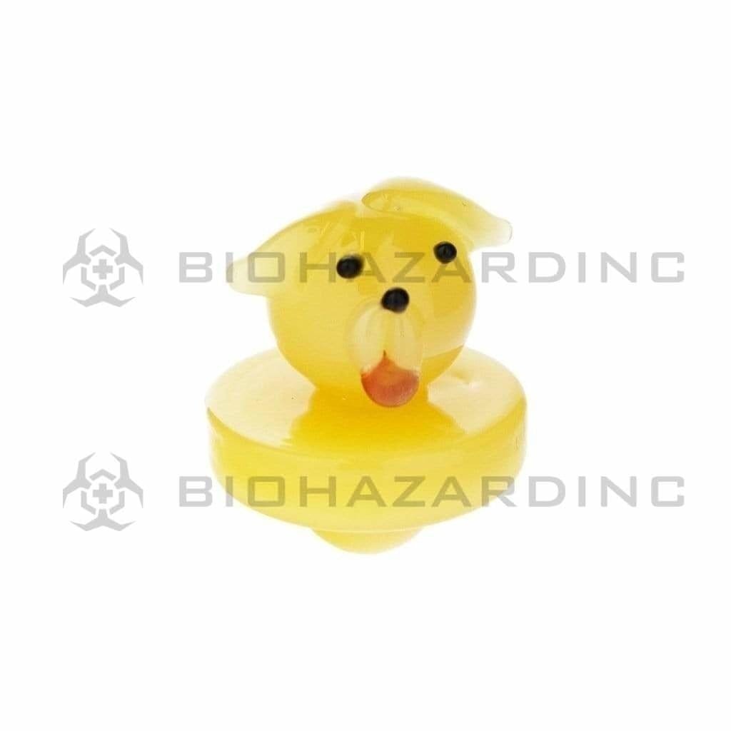 Biohazard Inc Carb Cap Carb Cab Dog - Yellow