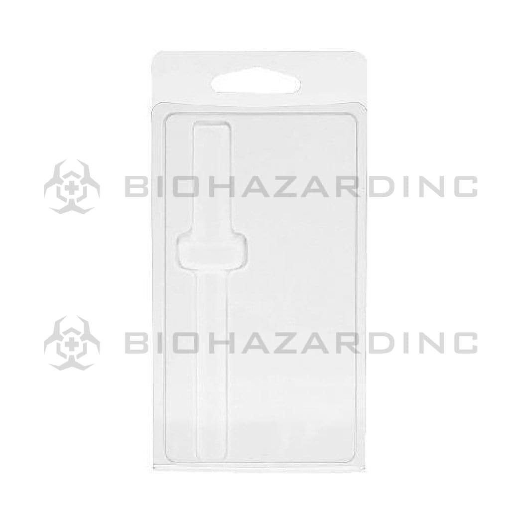 Biohazard Inc Clamshell Packaging Clamshell Packaging - 2.25ml Glass Luer Lock Syringe - 500 Count