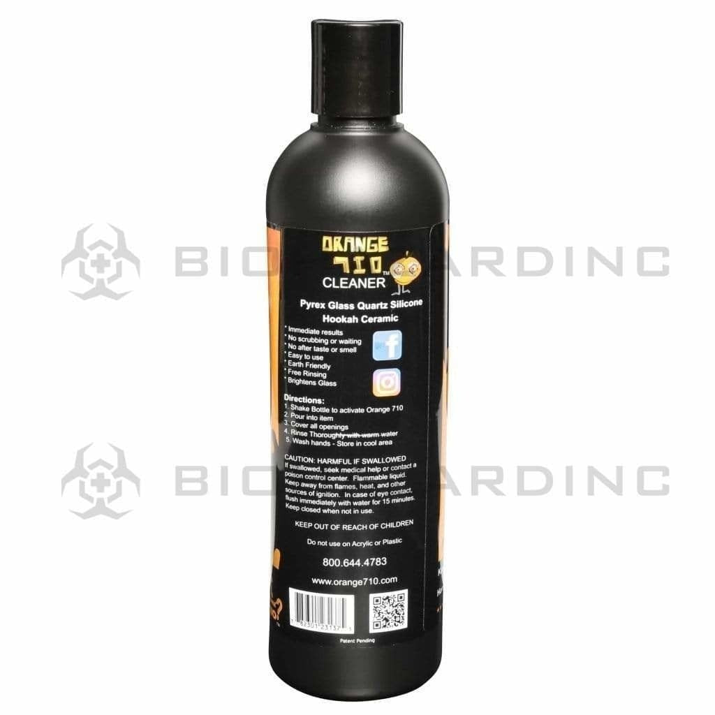 Biohazard Inc Bong Cleaner Cleaner Orange 710 Cleaner 12oz