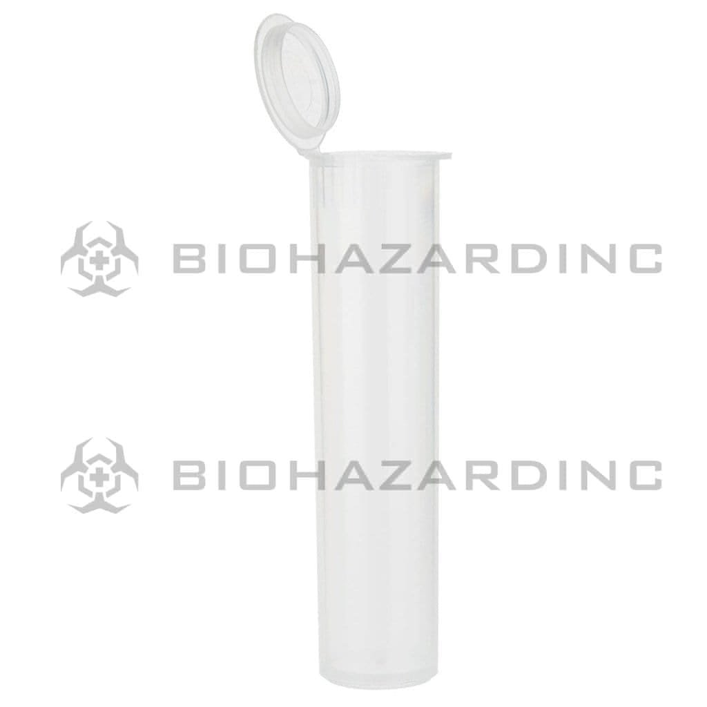 Biohazard Inc Child Resistant Joint Tube Clear 70mm CR Joint Tube - 1000 Count