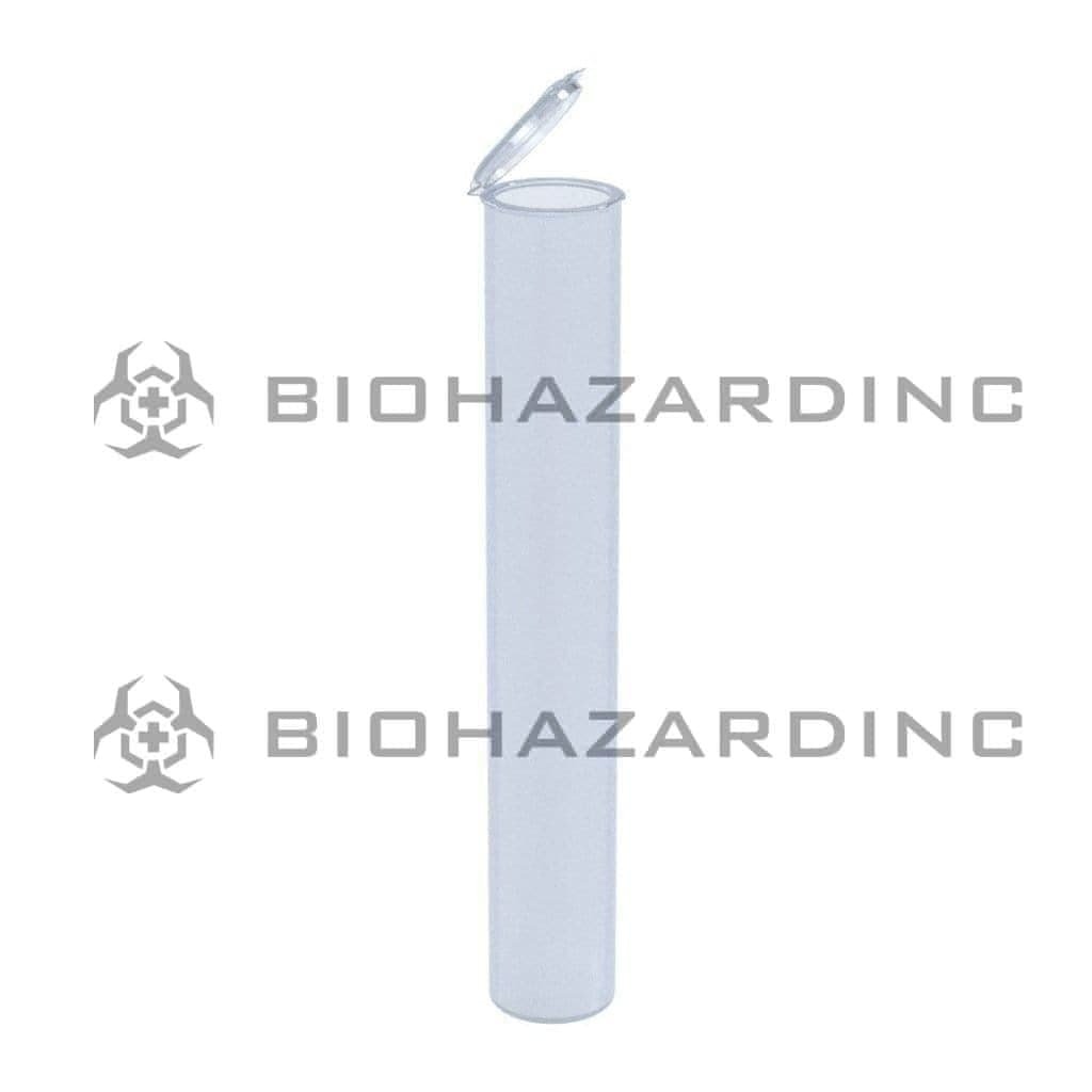 Biohazard Inc Joint Tube Clear Plastic Large Pre Roll Tubes - 500 Count/box
