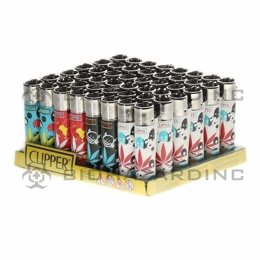 Clipper Lighters Clipper Lighters Bad Smiley - 48 Count