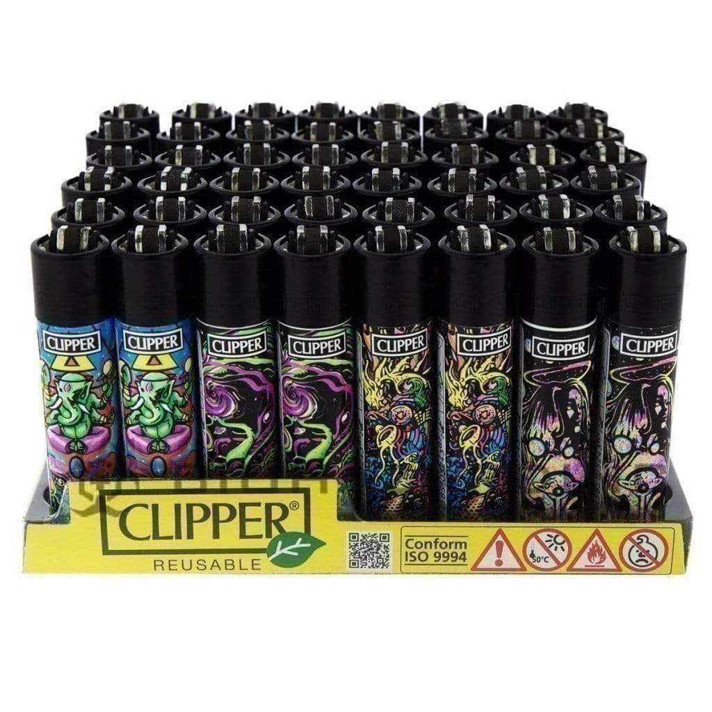 Clipper Lighters Clipper Lighter Psychedelic S5 - 48 Units