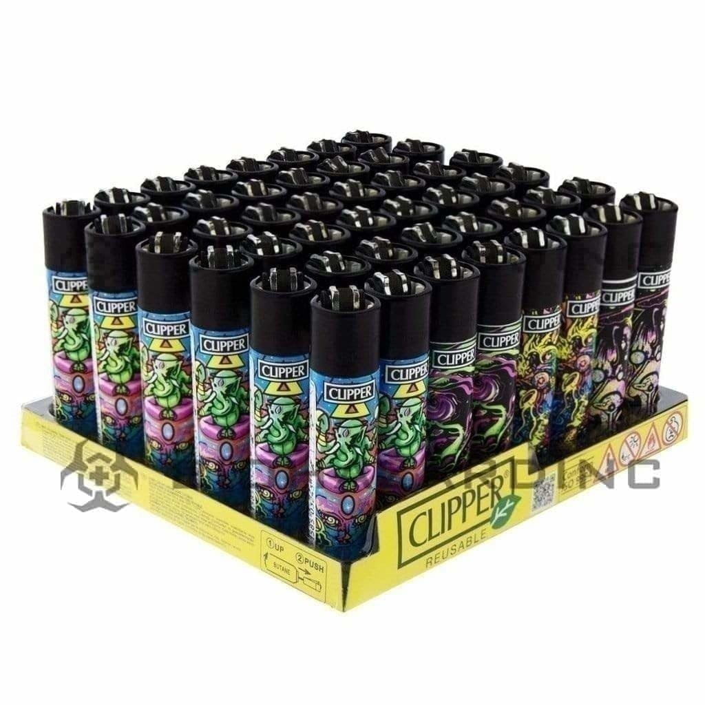 Clipper Lighters Clipper Lighter Psychedelic S5 - 48 Units