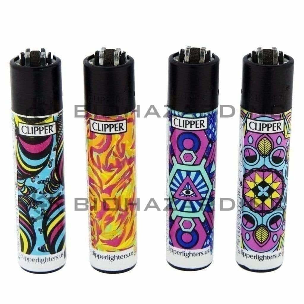 Clipper Lighters Clipper Lighter Psychedelic S6 - 48 Units