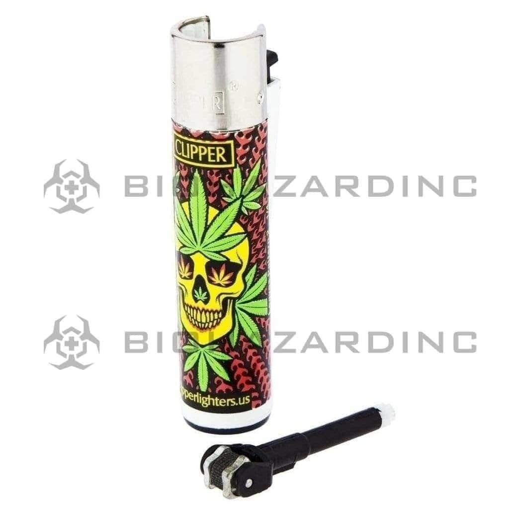 Clipper Lighters Clipper Lighters Leaf Pattern - 48 Units