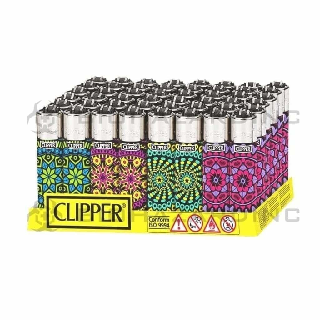 Clipper Lighters Clipper Lighters Print Mandala 48 Count